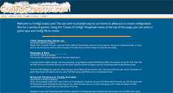 Desktop Screenshot of configcreator.com