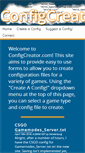 Mobile Screenshot of configcreator.com